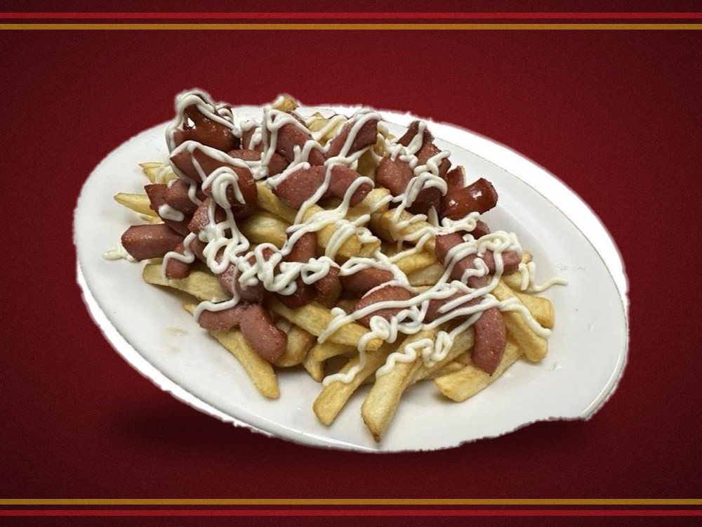 Salchipapas at Inka Brasas, Spring TX