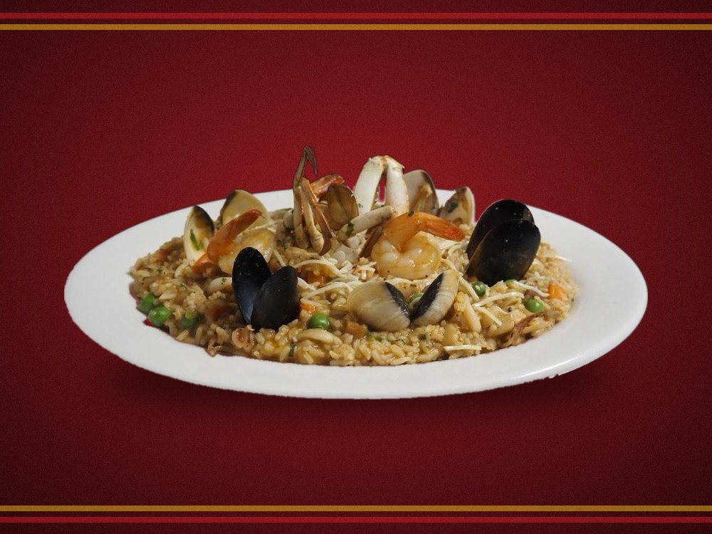 Arroz con Mariscos at Inka Brasas, Spring TX