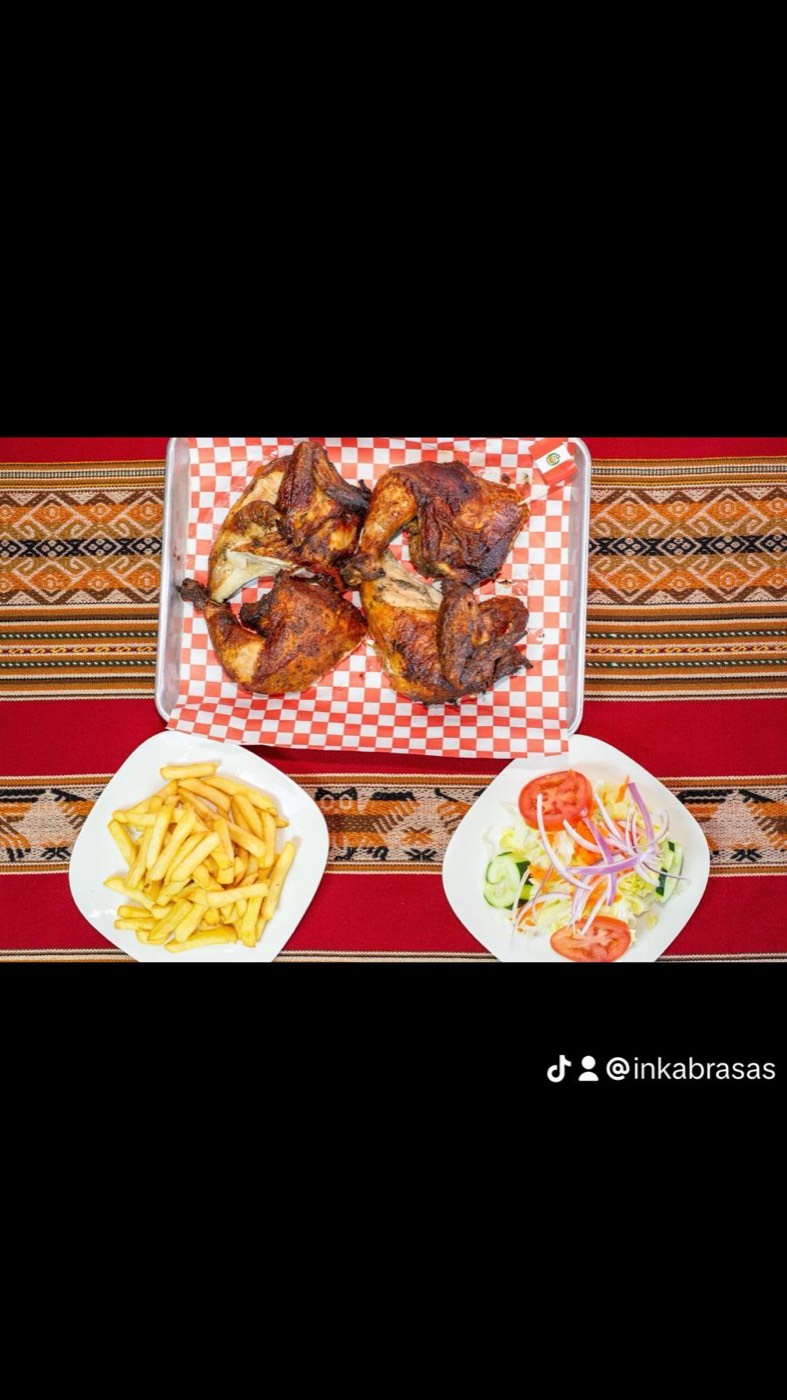 Peruvian pollo a la brasa at Inka Brasas, near Tomball TX