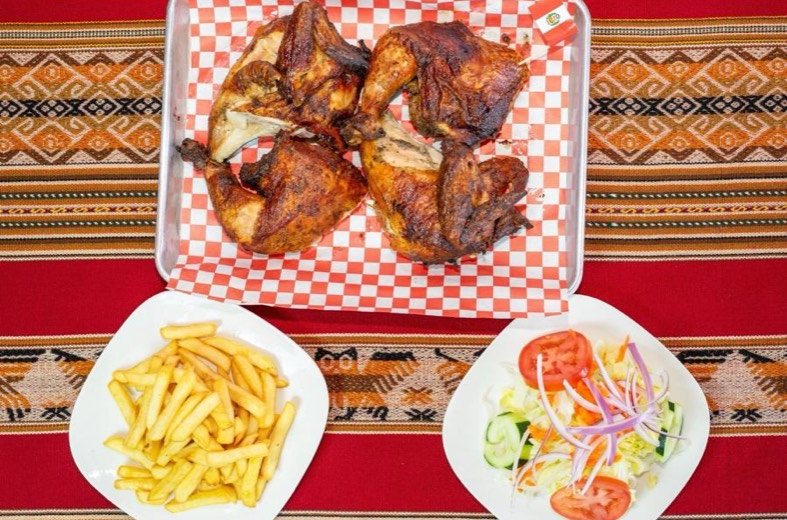 Peruvian pollo a la brasa at Inka Brasas, near Klein TX